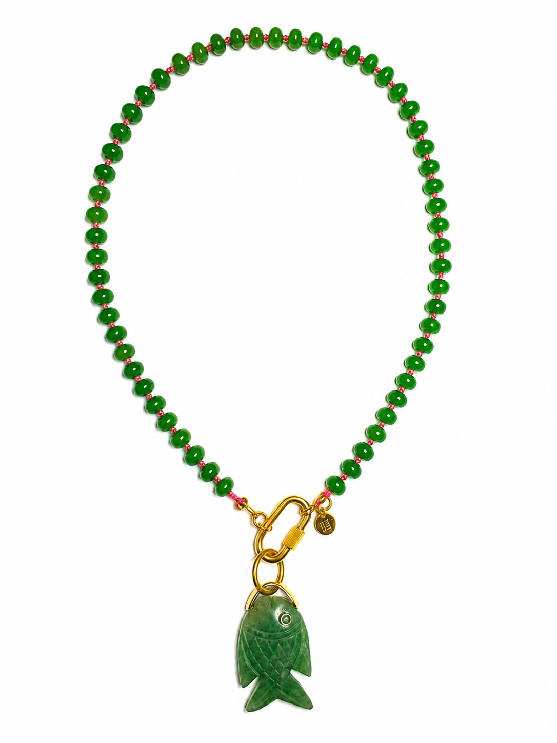 Collar Arun — Verde con Pescado