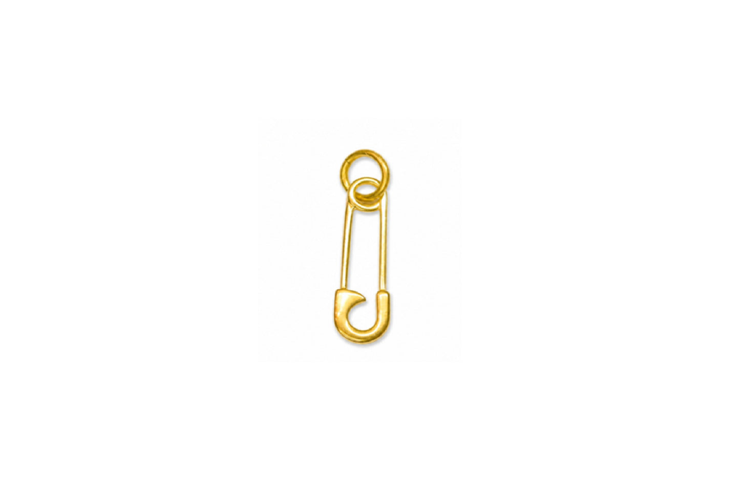 Charm Imperdible latón artesanal hecho a mano — BoMBoM Jewels