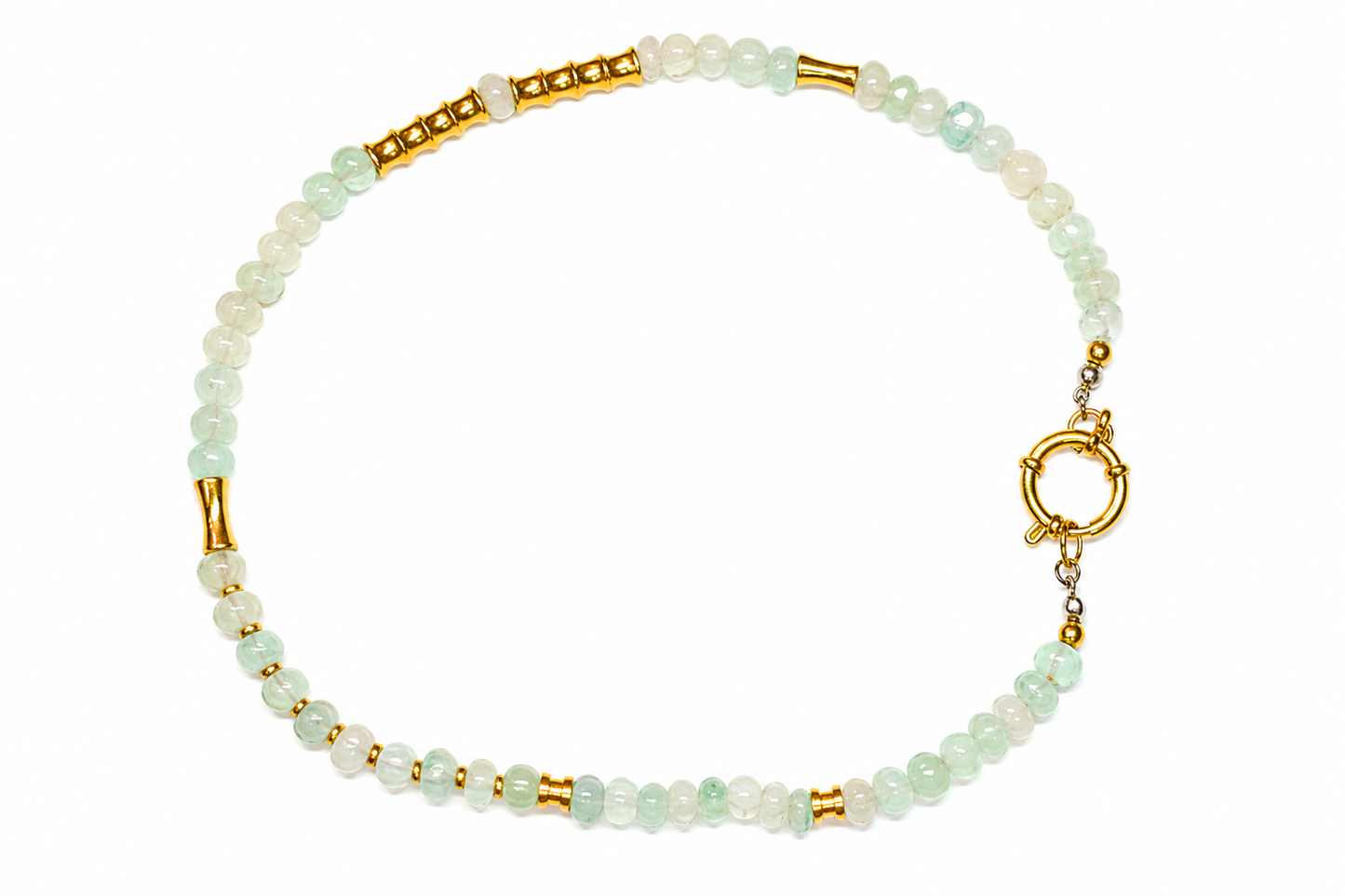 Collar Max menta piedra natural — BoMBoM Jewels