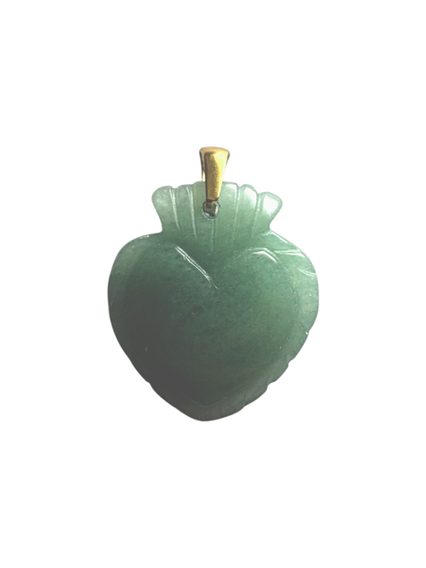 Charm Milagrito verde piedra natural — BoMBoM Jewels