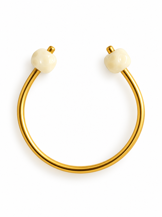 Pulsera Hueso Blanco roto