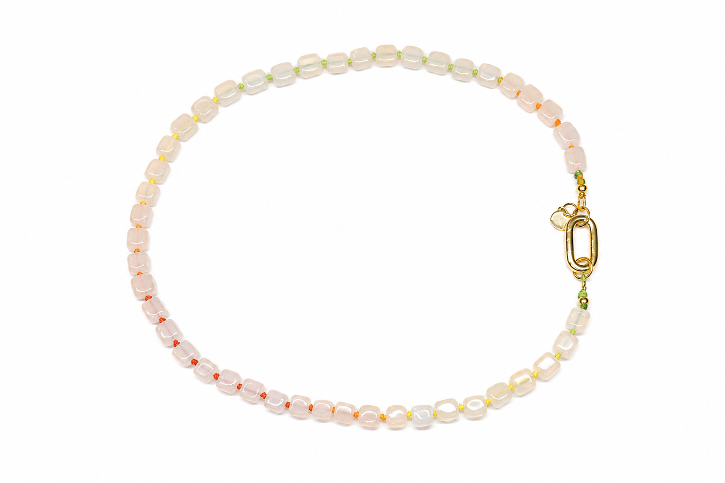 Collar Arun arcoíris piedras naturales — BoMBoM Jewels