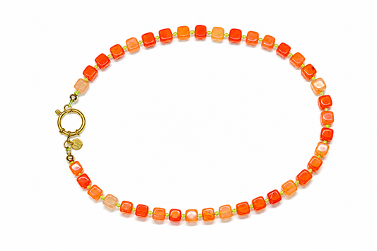 Collar Arun — Naranja y Amarillo