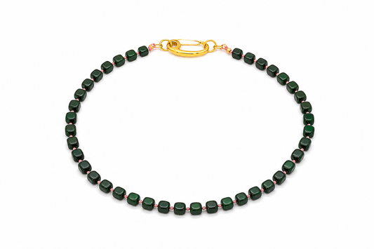 Collar Arun — Verde y Fluor
