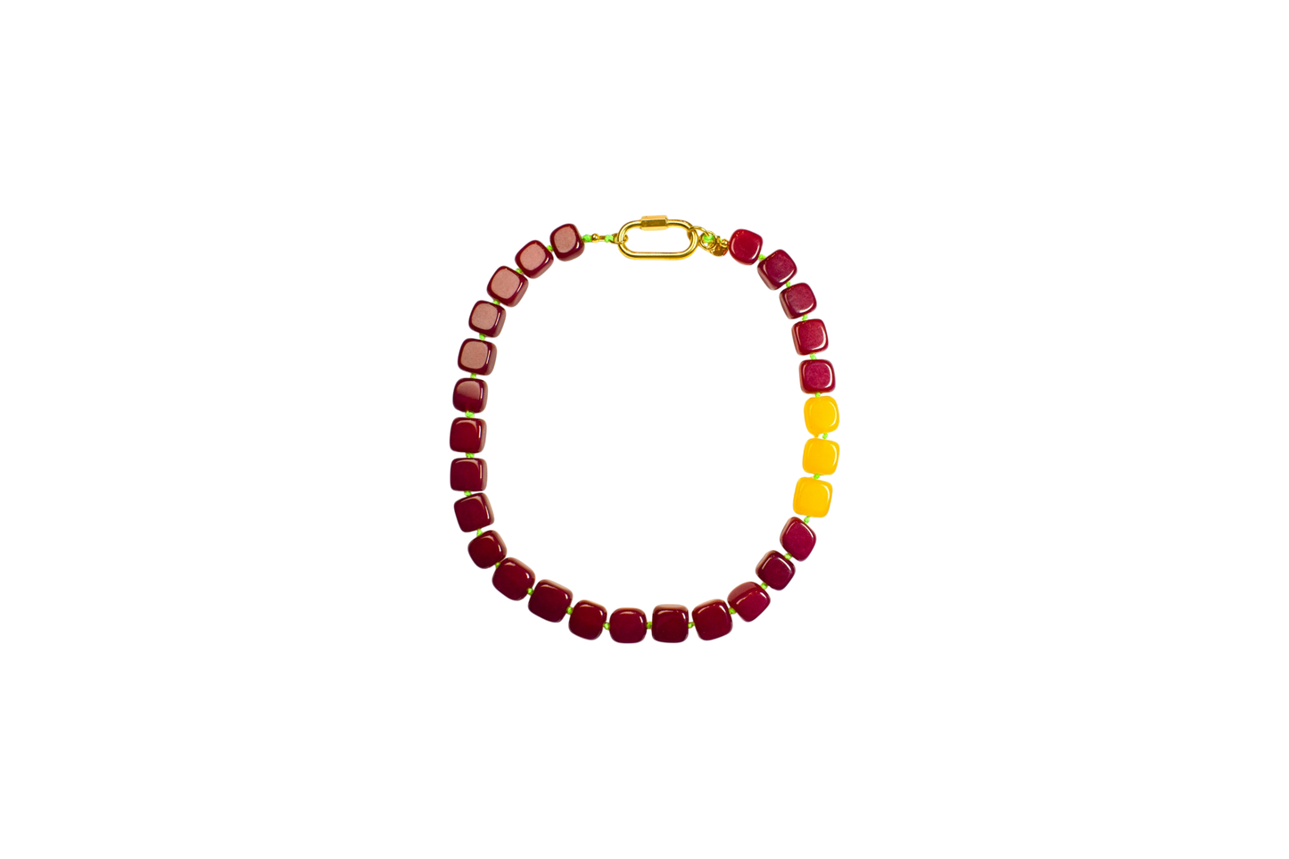 collar arun-Rojo y amarillo