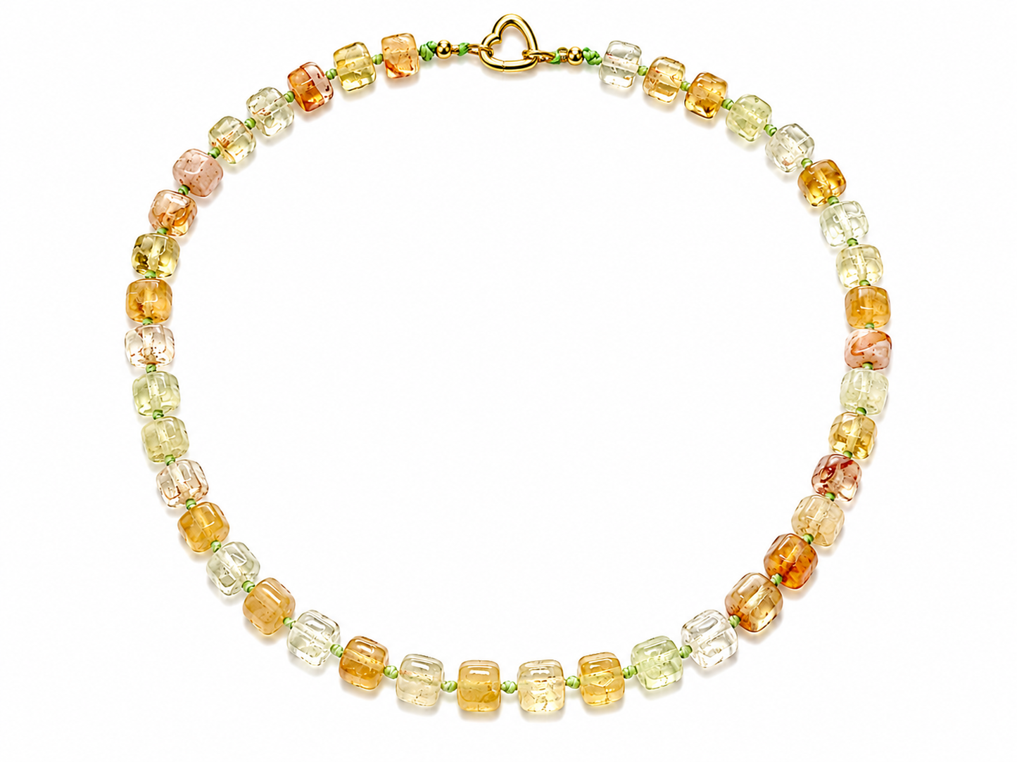 Collar Arun — Verde y Fluor 2
