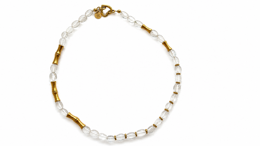 Collar Max — Cuarzo blanco