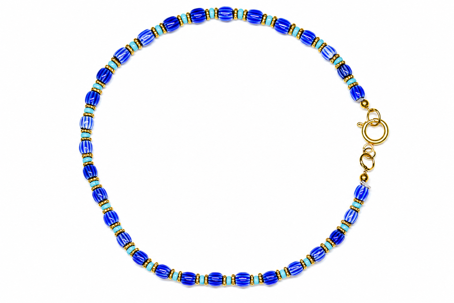 Charm Piedras con Estrellas verde y azul piedra natural — BoMBoM Jewels