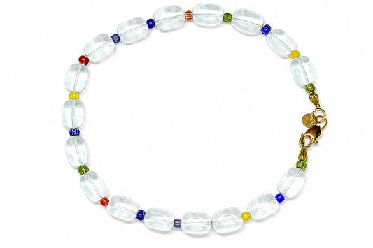 Collar Lola — Corto, Cristal