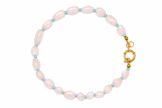 Collar Lola — Piedras naturales y cristal para el día a día