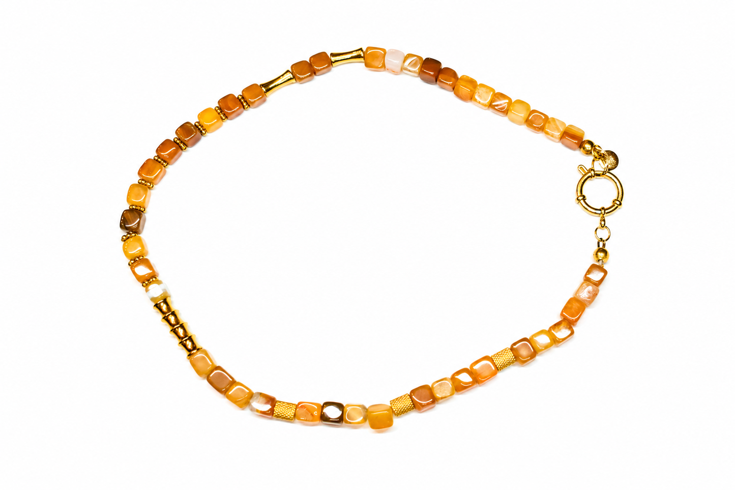 Collar Max amarillo piedra natural — BoMBoM Jewels