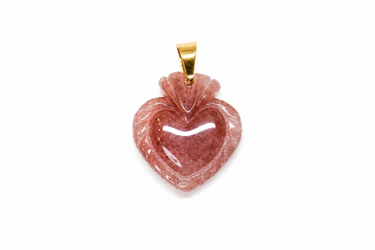 Charm Milagrito morado piedra natural — BoMBoM Jewels