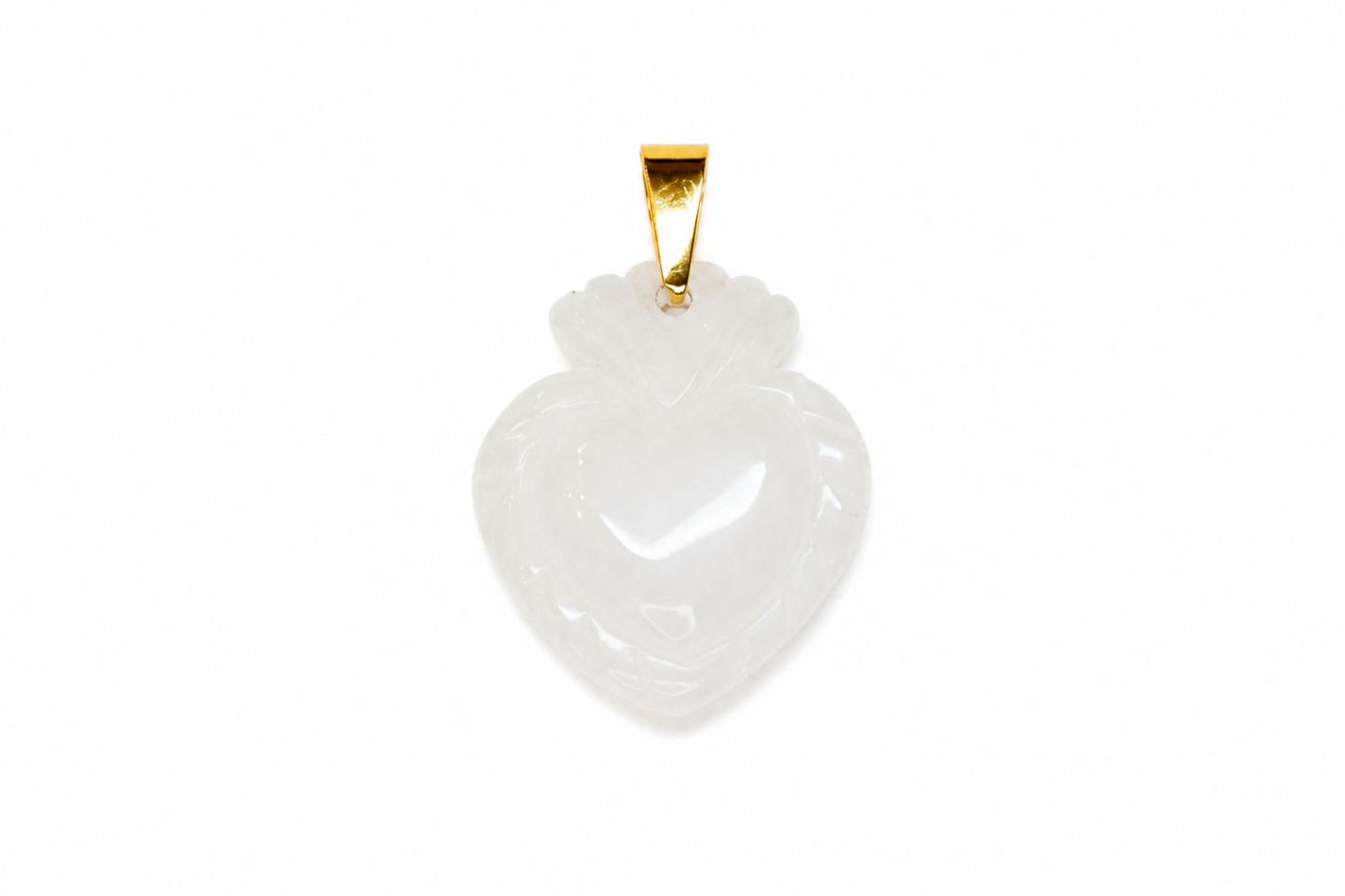 Charm Milagrito cuarzo blanco — BoMBoM Jewels