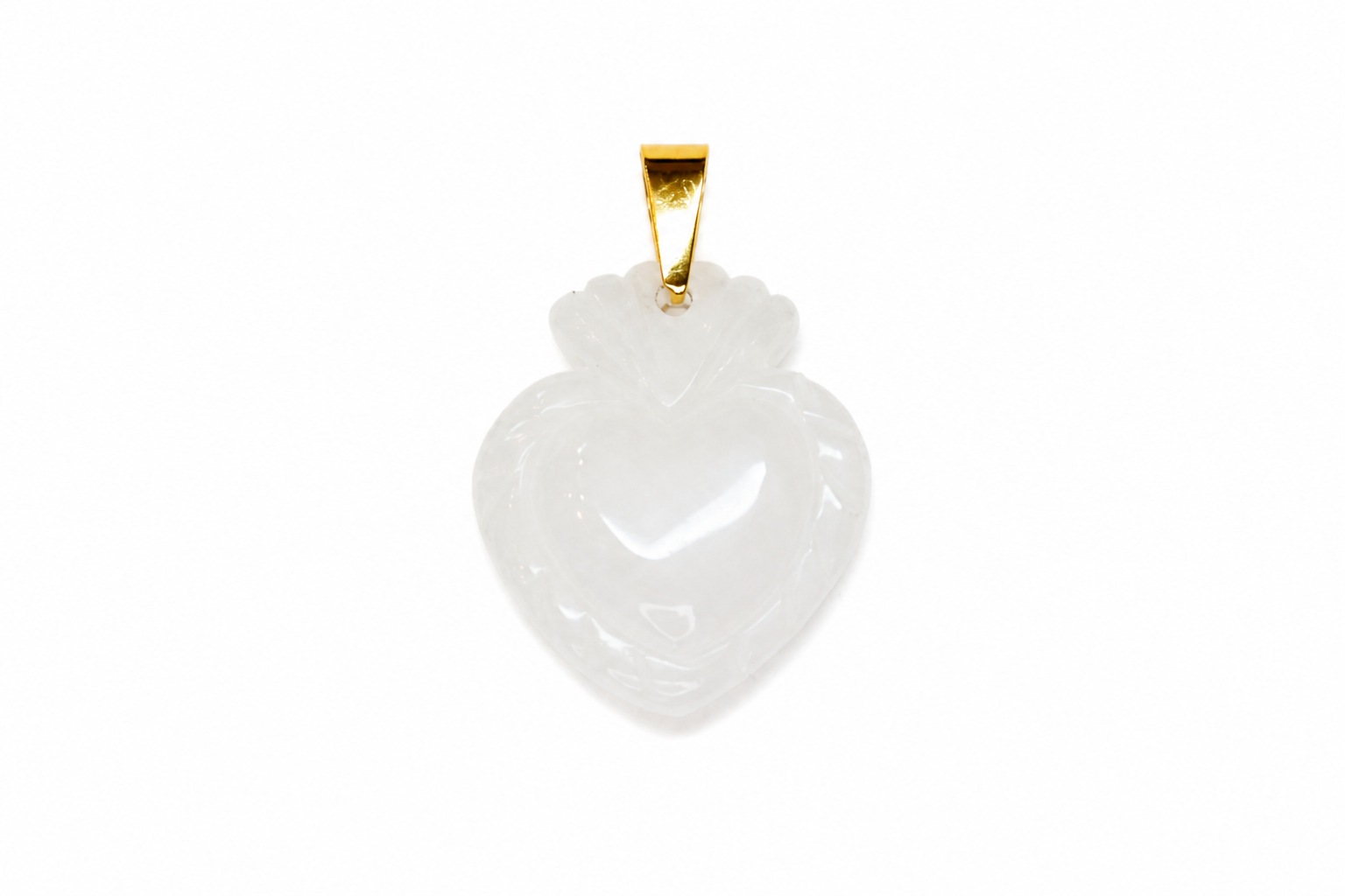 Charm Milagrito cuarzo blanco — BoMBoM Jewels