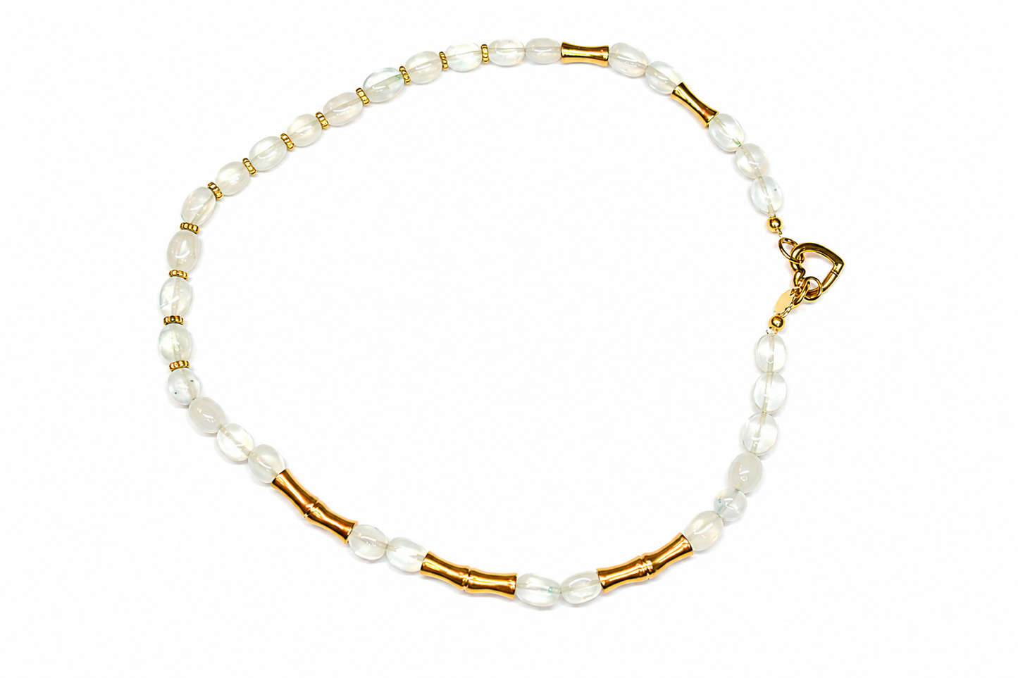 Collar Max nácar 2 piedra natural — BoMBoM Jewels