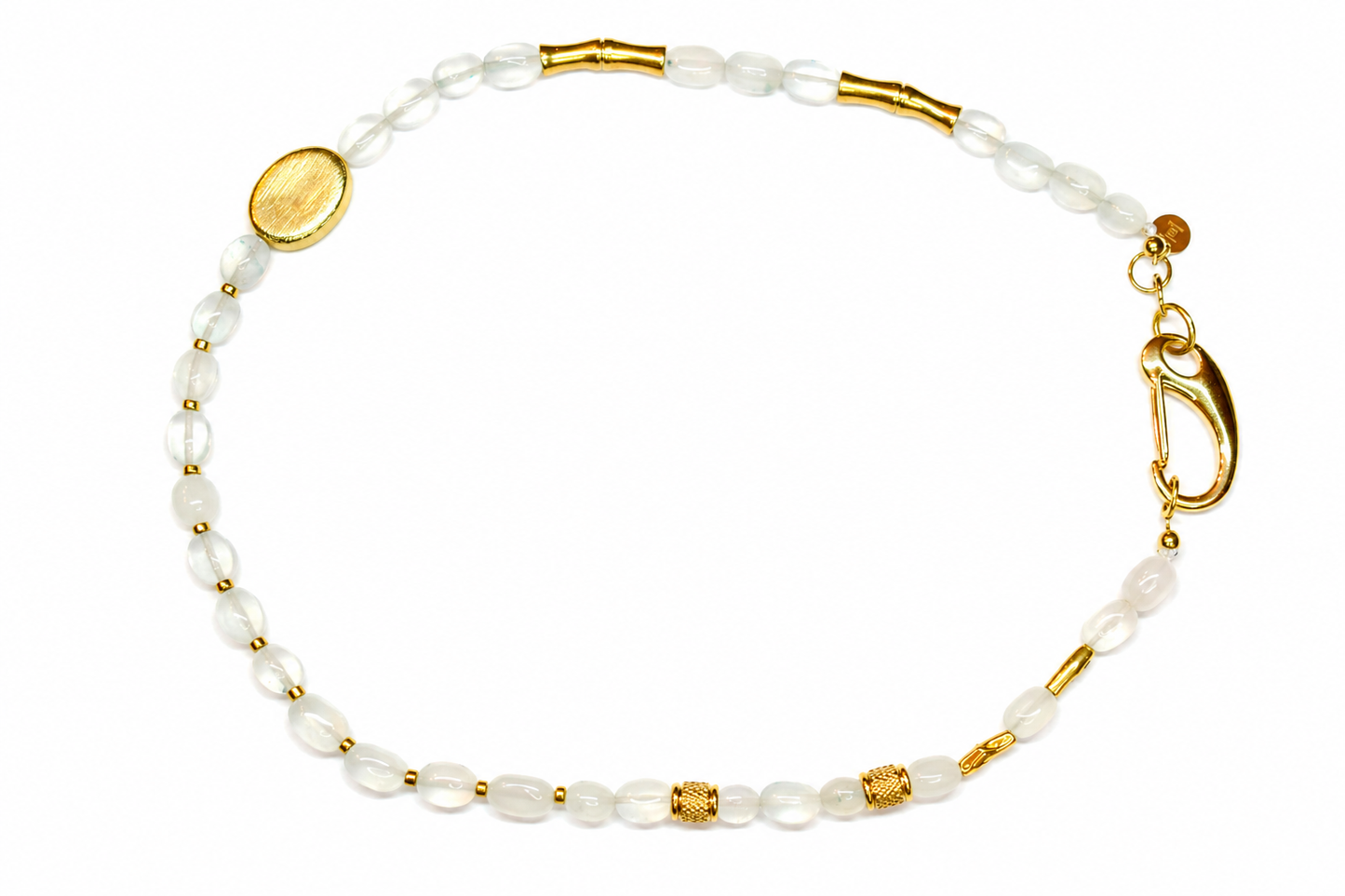Collar Max nácar 3 piedra natural — BoMBoM Jewels
