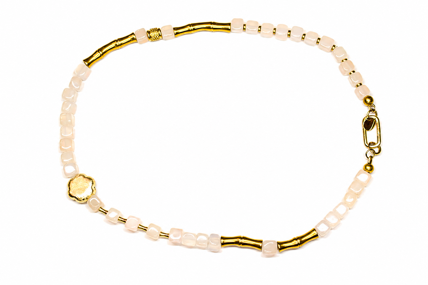 Collar Max nácar 4 piedra natural — BoMBoM Jewels