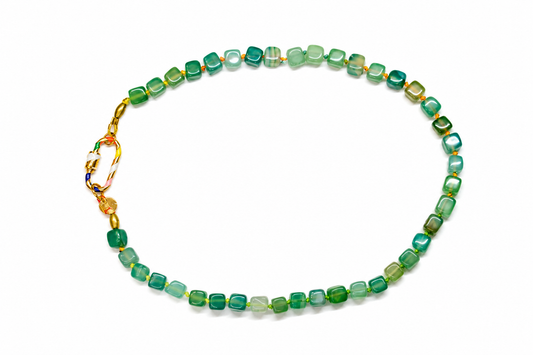 Collar Arun — Verde e Iris