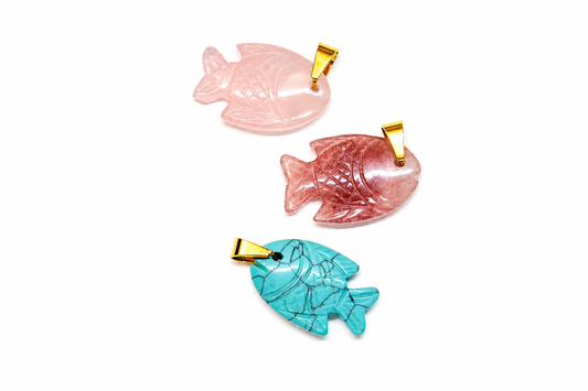 Small Fish — Natural Stone Fish Charm