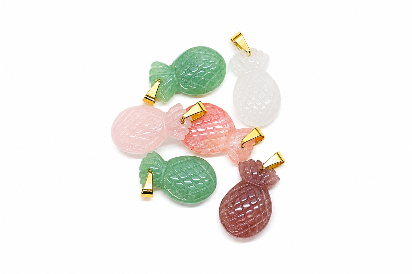 Charm Piña todos los colores piedra natural — BoMBoM Jewels