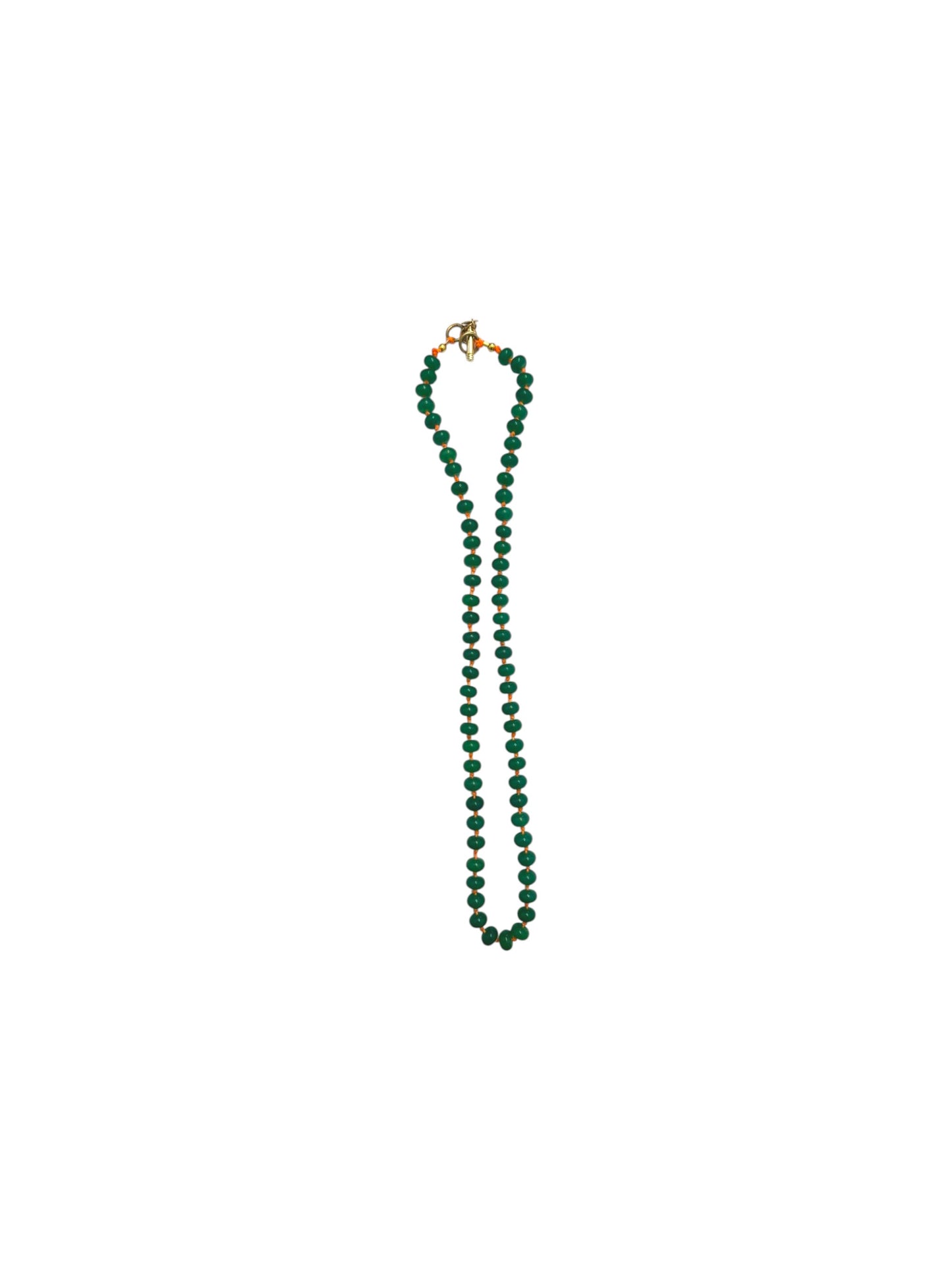 Collar Arun — Verde Esmeralda Largo