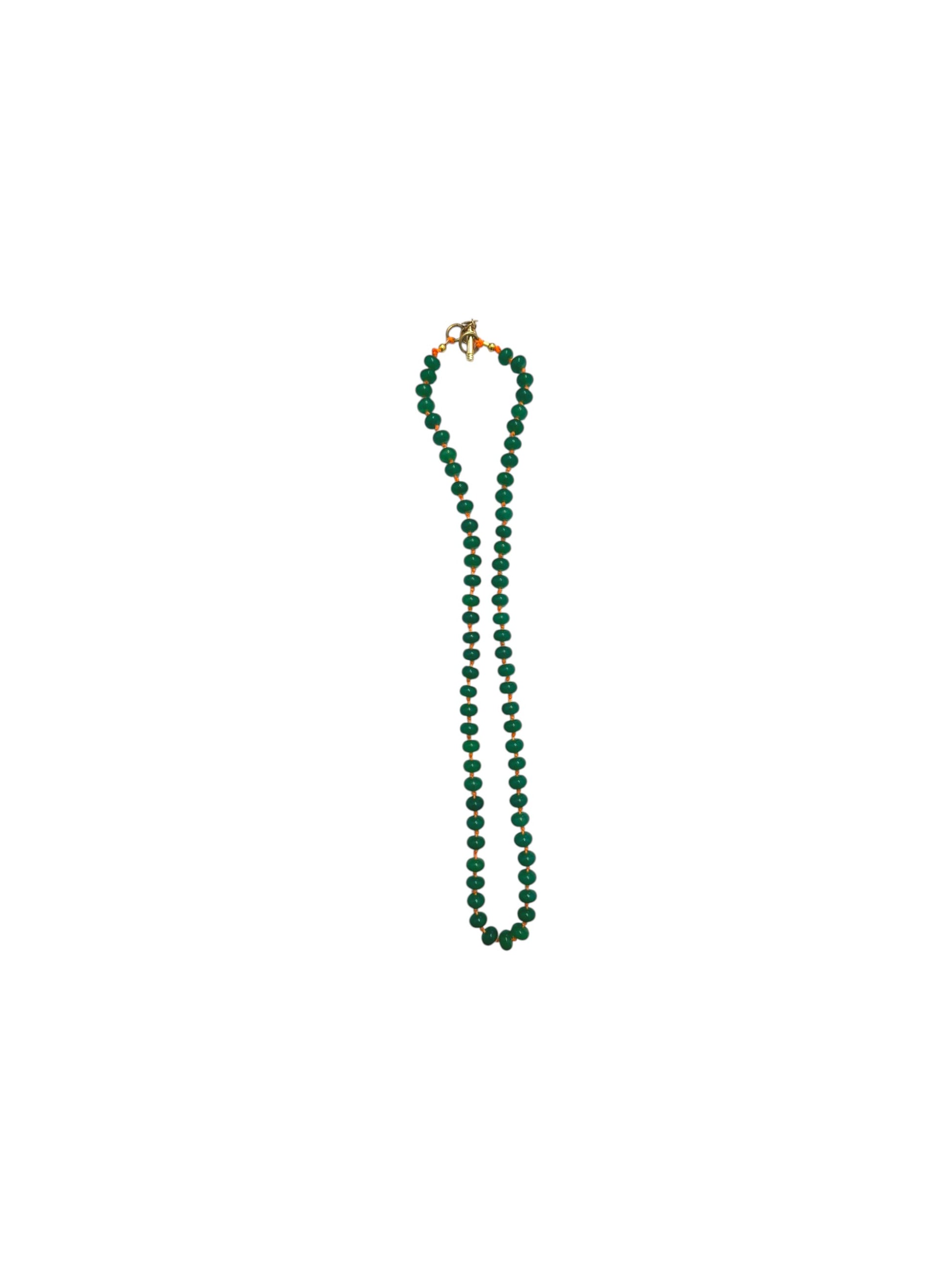 Collar Arun — Verde Esmeralda Largo