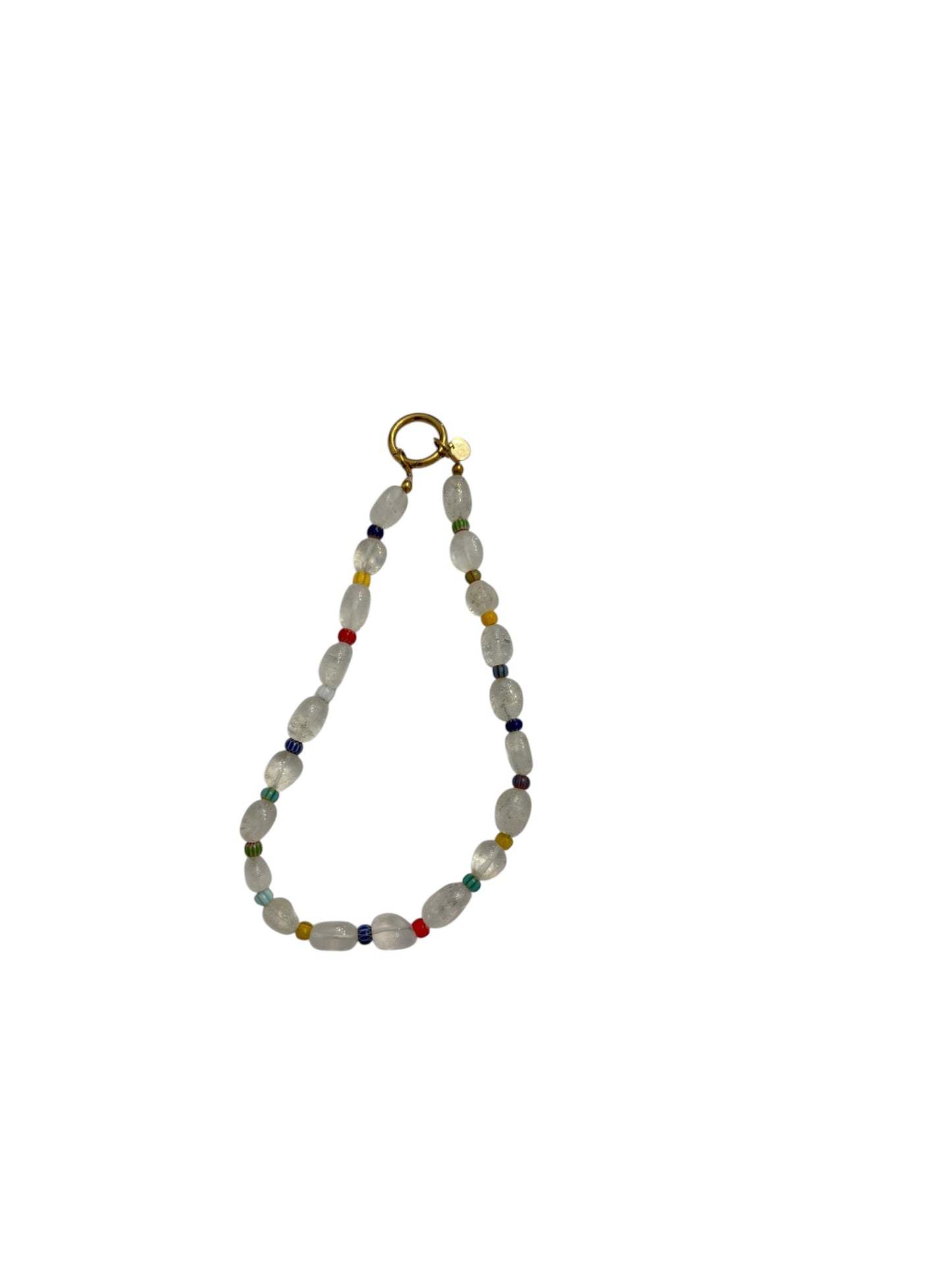 Collar Lola — Corto, Verde Bicolor