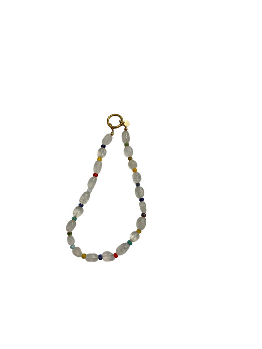 Collar Lola — Corto, Verde Bicolor