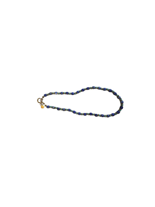 Collar Max — Azul y Turquesa Chevron